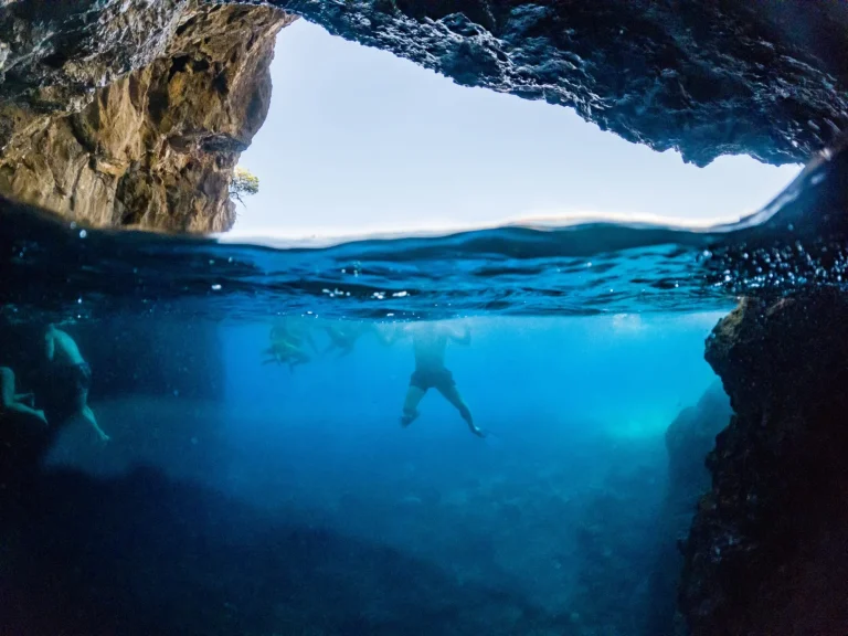 Croatie Grottes bleues plongée en apnée